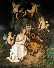 Queen Titania and the Donkey by Hans Makart